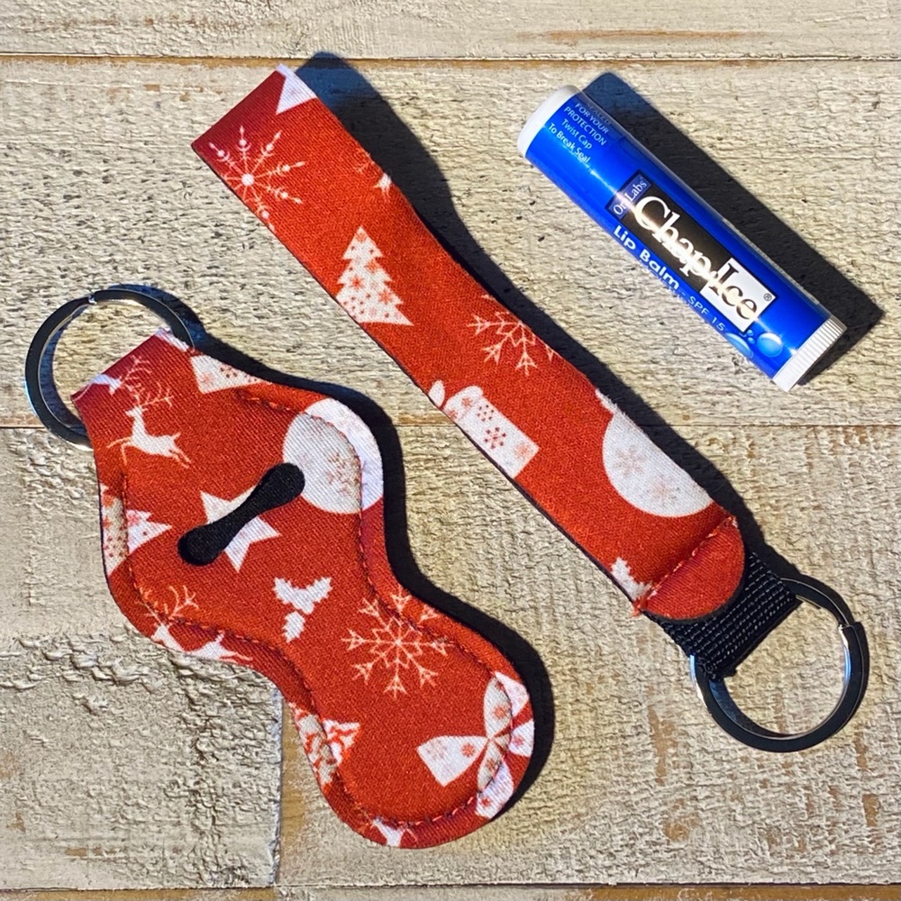 3 for $15 Lip Balm Holder + Keychain Reindeer Star - Picture 1 of 5